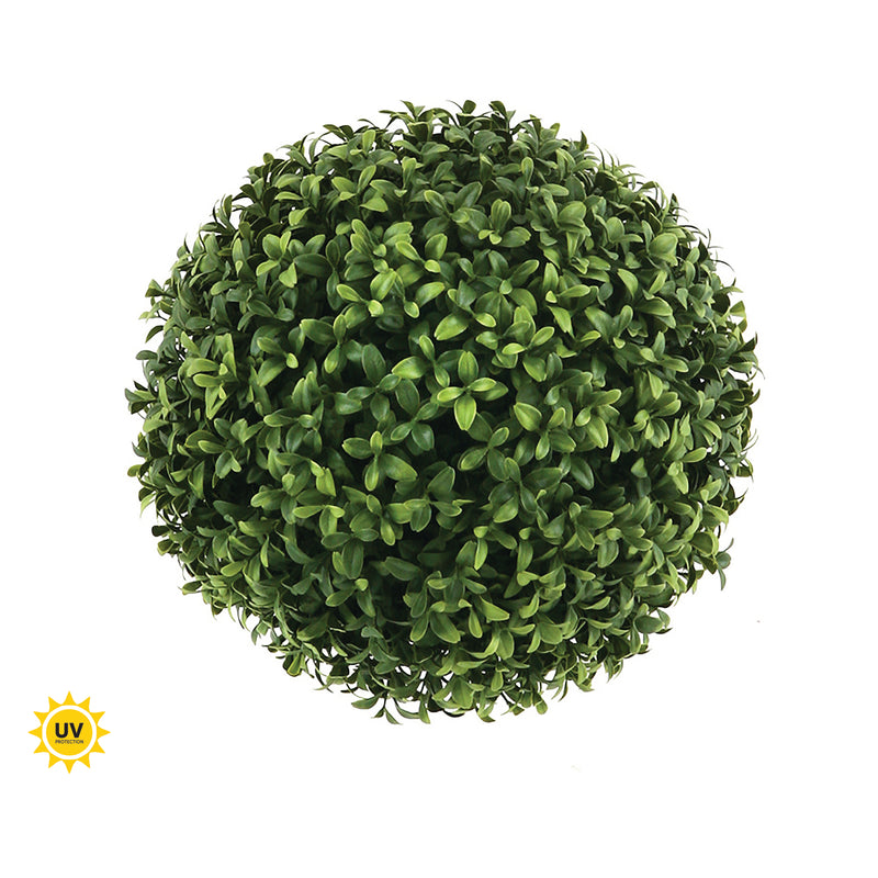 6" UV Green Boxwood Ball