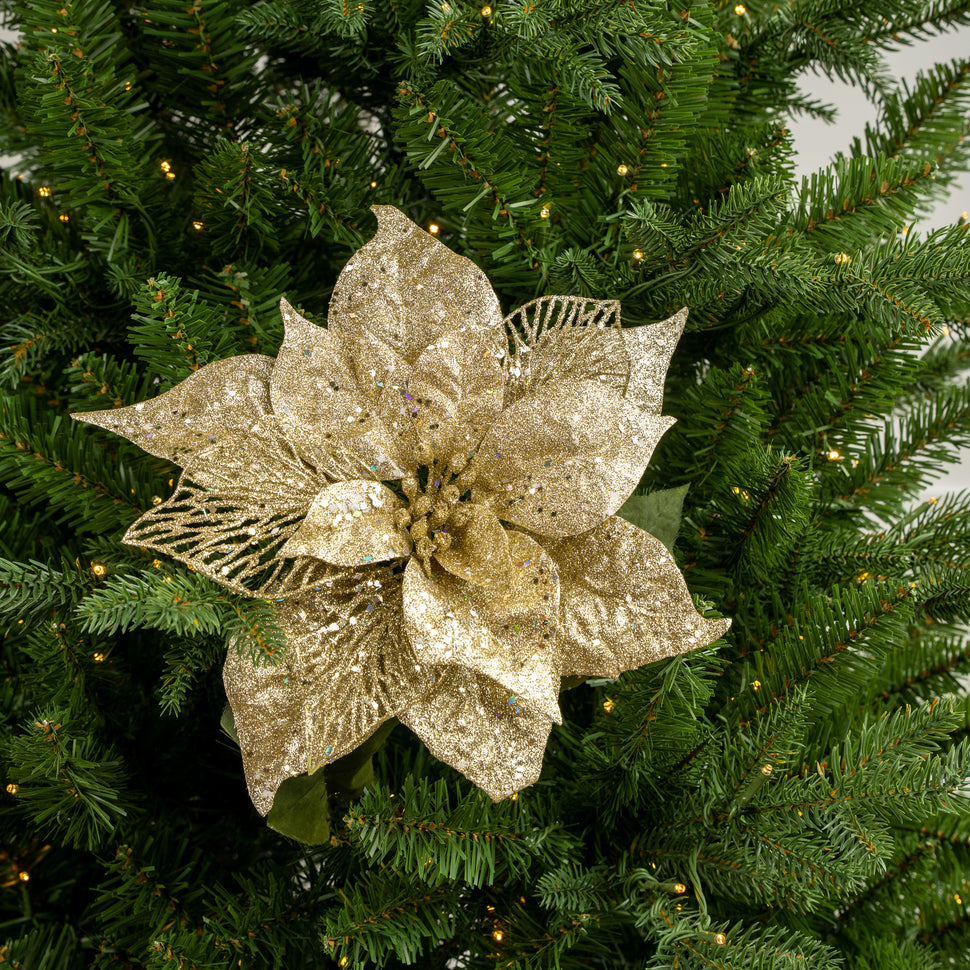 4 X 5YD Gold Ribbon With Beaded Trim