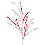 34" Peppermint Stick Marshmallow Spray Set Of 12