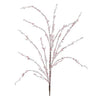 Set de 6 ramas escarchadas con purpurina de 94 cm