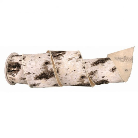 Roll of paper with a natural pattern on a white background