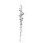 11" Clear Sequin Icicle Set Of 12