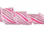 4" X 10 YD Pom Pom Edged Candy Striped Ribbon