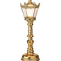 16" Gold Battery Operated LED Gilded Ornate Lamp Post