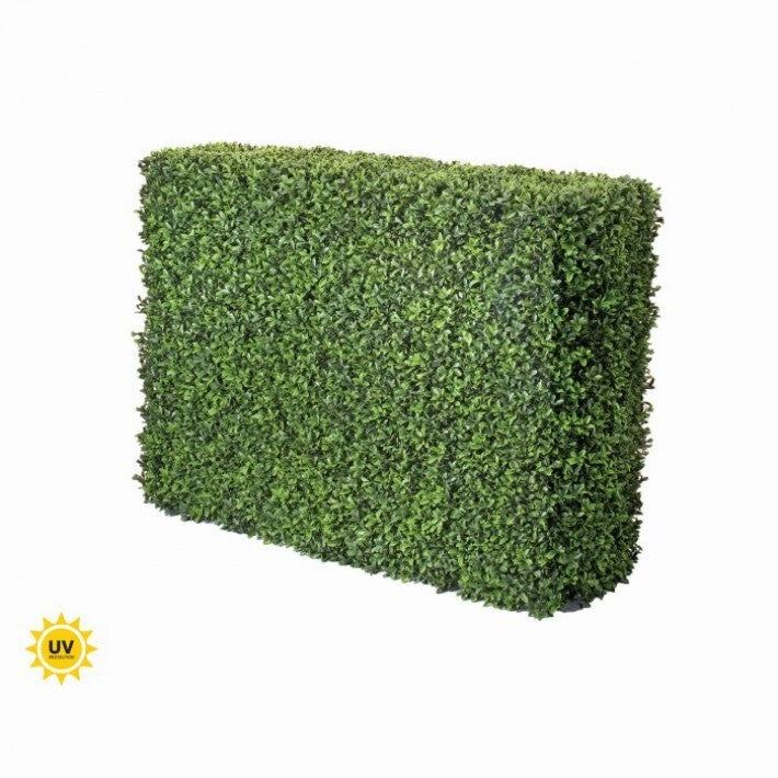 40" X 29" UV Green Boxwood Hedge