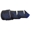 Cinta rayada azul medianoche y negra de 10 yardas x 4"