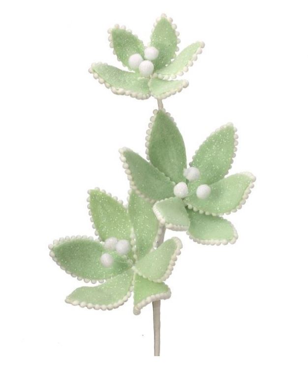 Juego de 6 tallos de Poinsettia de caramelo pastel de 24"