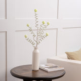 29" Green Candy Stripe Curl Ball Spray Set Of 12