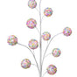 27" Multi Sprinkles Candy Ball Spray Set of 12