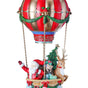 17" Hot Air Balloon With Santa