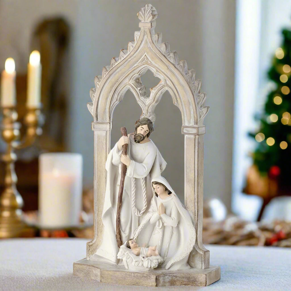 9" Holy Family With Arch