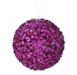 5.5" Glamour Sequin Ball Set Of 6