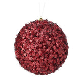 5.5" Glamour Sequin Ball Set Of 6