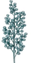 24" Glitter Cluster Berry Spike Pick Set Of 12