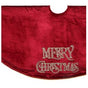 52" Red Merry Christmas Tree Skirt