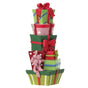 7" Multicolor Gift Package Stack Ornament