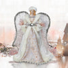 16" White, Pink, & Silver Angel Tree Topper