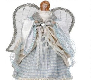 16" Blue Coastal Angel Tree Topper
