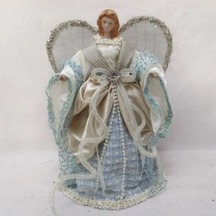 16" Blue Coastal Angel Tree Topper