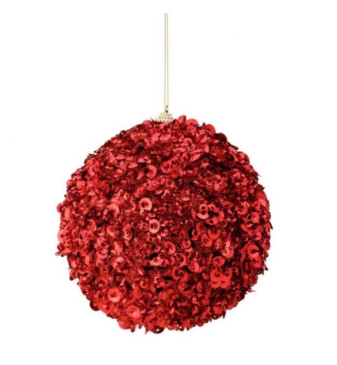 6" Sequin Ball Set Of 6