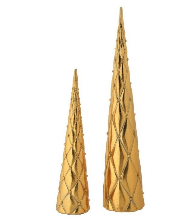 14"- 20" Harlequin Tree Set Of 2