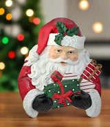 15" Santa with Presents Wall Decor