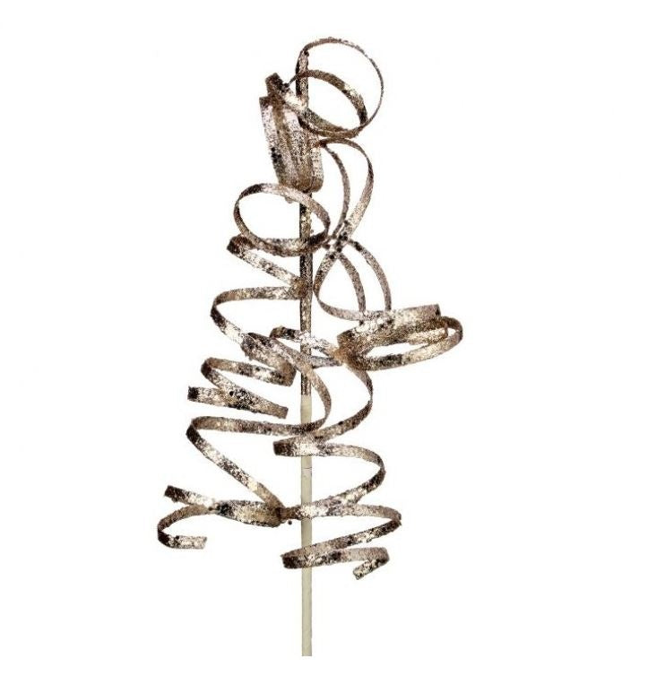 26" Glitter Curly Spray Set Of 6