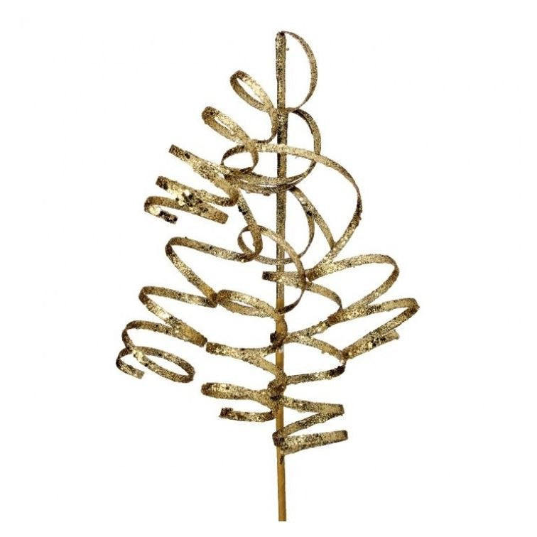 26" Glitter Curly Spray Set Of 6