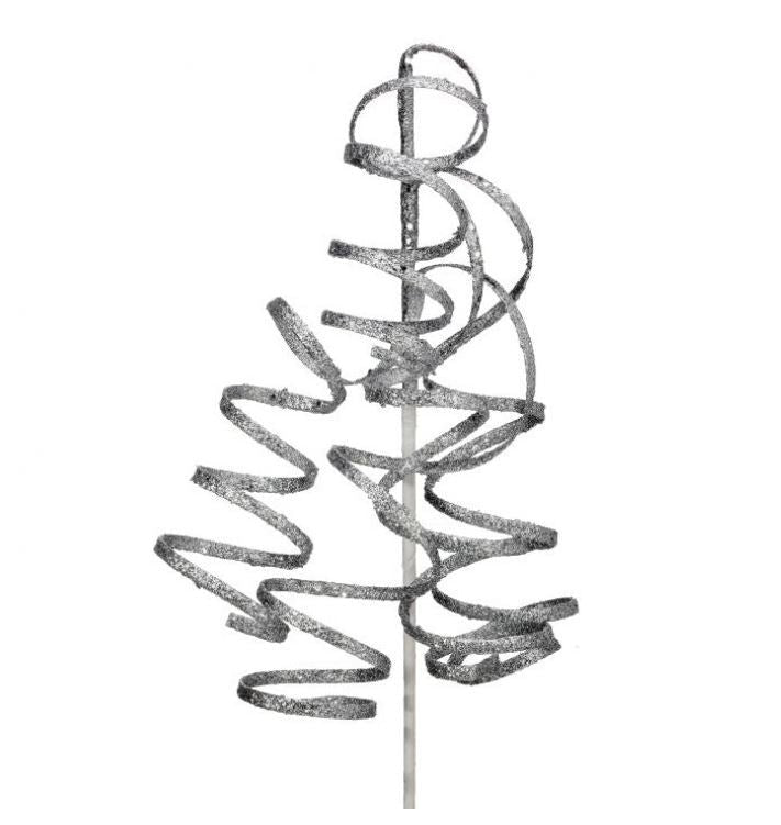 Spray rizado con purpurina de 26 pulgadas X5, juego de 6