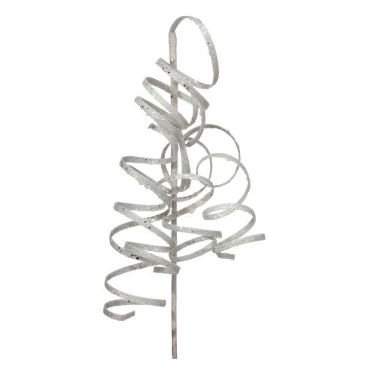 Spray rizado con purpurina de 26 pulgadas X5, juego de 6