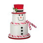 11" Sweet Snowman Cake With Glitter
