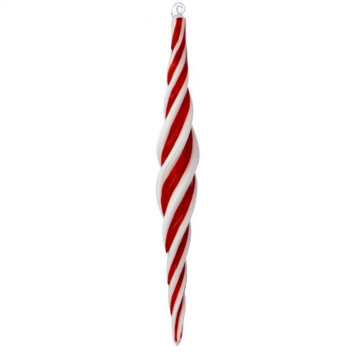 Juego de 2 adornos de bastón de caramelo de 30,48 cm