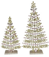 Set de 2 árboles de champán enjoyados de 15"-19"