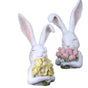 12" Thoughtful Bunnies with Flowers Assorted Set of 2