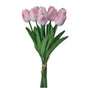 13" Pink Tulip Bundle Set of 6