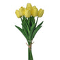 13" Yellow Tulip Bundle Set of 6