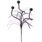 32" Black & Purple Glitter Halloween Spray Set Of 6