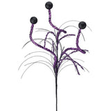 32" Black & Purple Glitter Halloween Spray Set Of 6