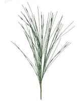 38" Green Metallic Grass Spray Set Of 12