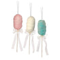 16" Multi Cotton Candy Stem Ornament Assorted Set Of 6