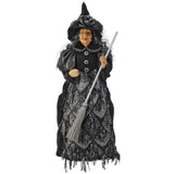 Bruja elegante de Halloween de pie de 24"
