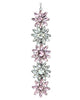 Juego de 6 adornos de flores con joyas de 7.5"