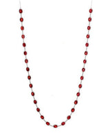 4 FT Red Jewel Beaded Garland