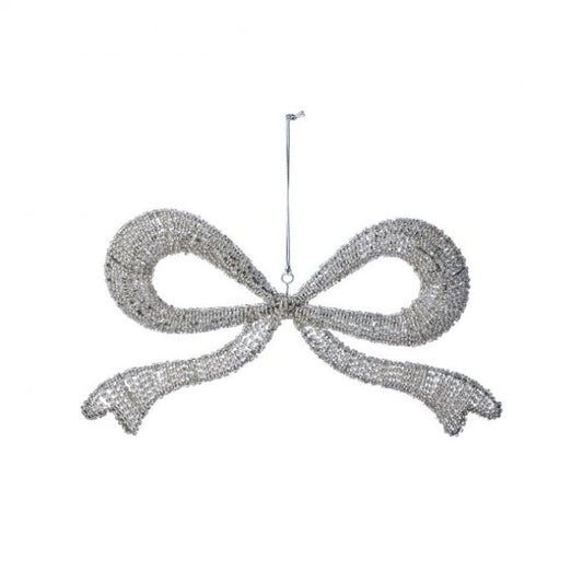 16" Platinum Jewel Gift Bow
