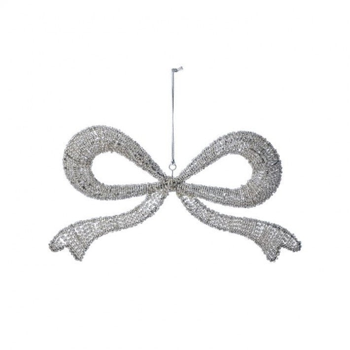 16" Platinum Jewel Gift Bow