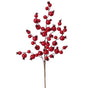 17" Red Berry Ridge Pick Set Of 12