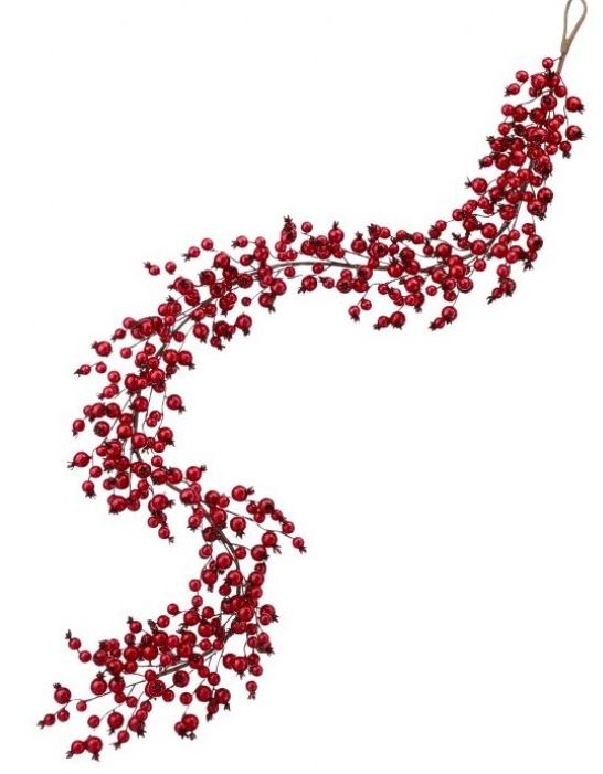 5 FT Red Berry Ridge Garland