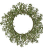24" Green Glitter Spray Wreath