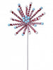 21" Frosted Peppermint Poinsettia Stem Set Of 12