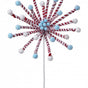 24" Frosted Peppermint Poinsettia Stem Set Of 6